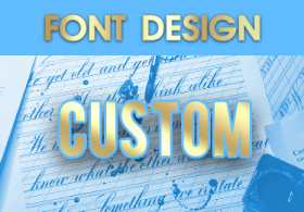 Font Design Package Custom